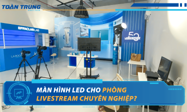 Màn hình LED cho phòng livestream chuyên nghiệp
