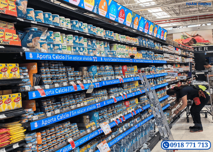 Màn hình kệ LED thông minh trong bán lẻ