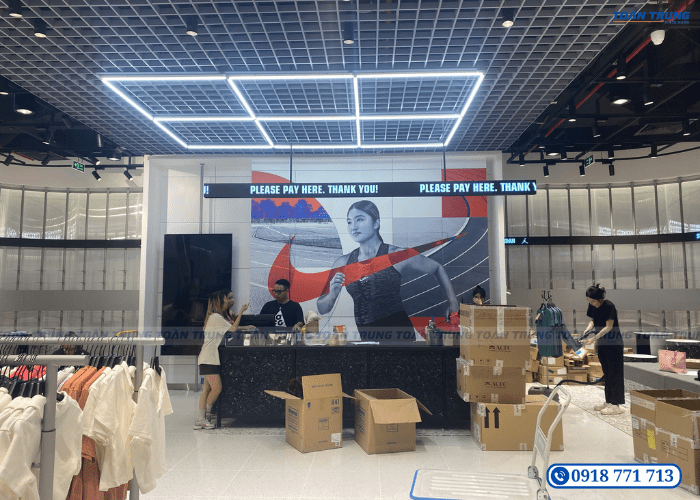 quy trình lắp đặt màn hình led