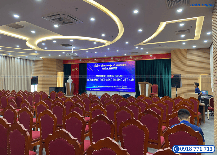 lắp đặt màn hình led sân khấu