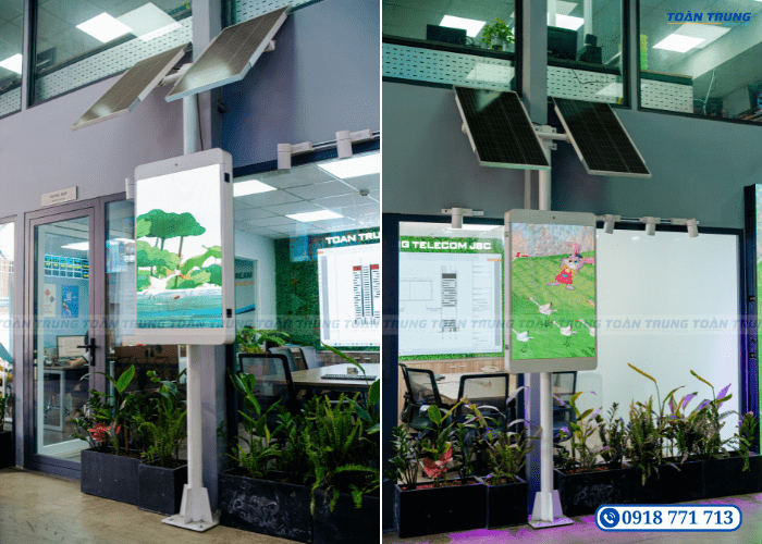 cấu tạo của màn hình led năng lượng mặt trời