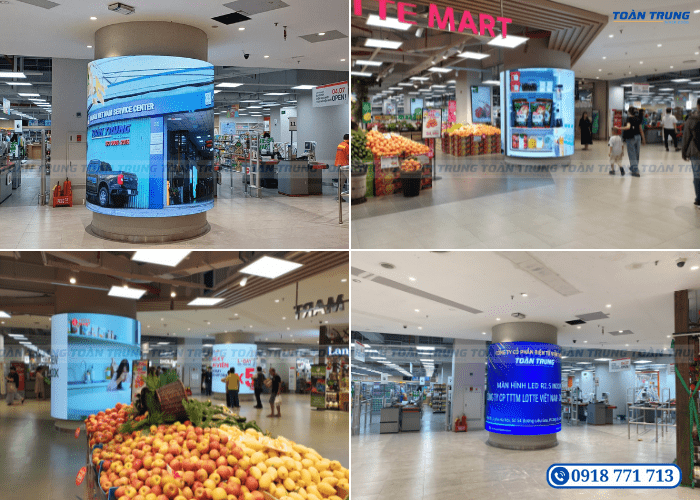 Màn hình LED QiangLi tại LOTTE HÀ NỘI