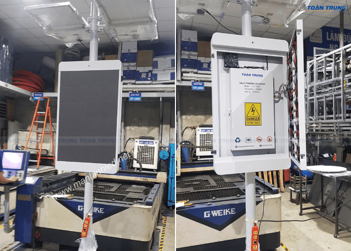 lắp đặt màn hình led năng lượng mặt trời