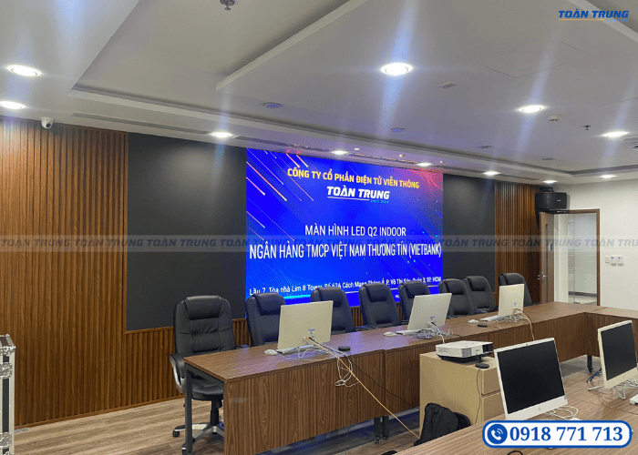 Màn hình led P2 trong nhà
