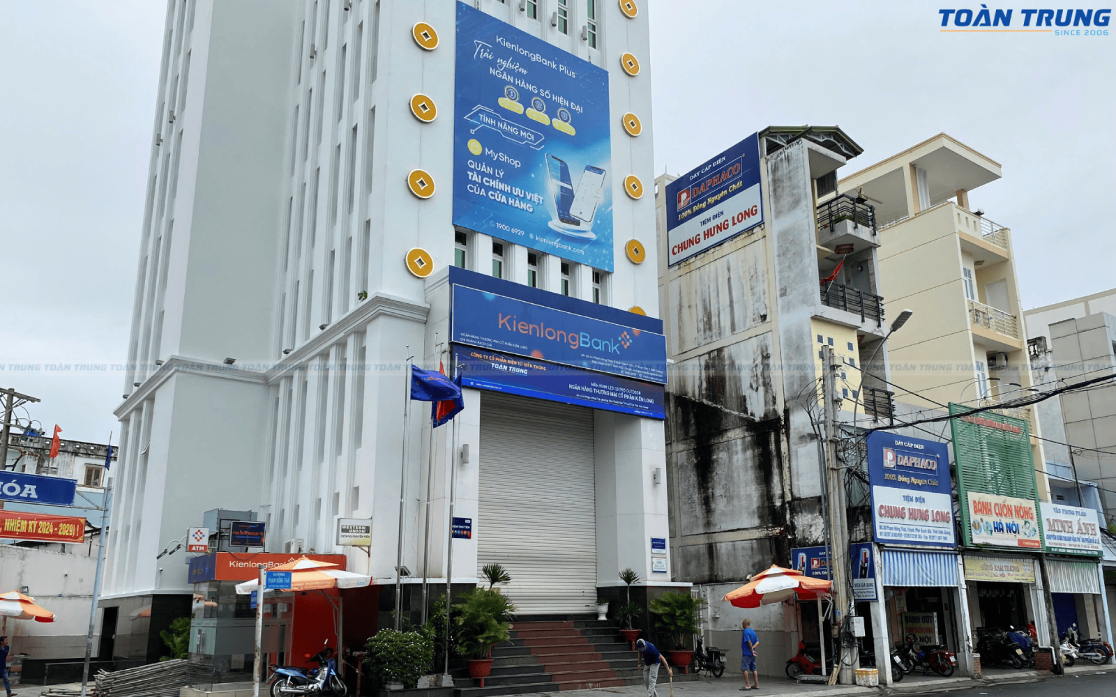 Màn hình LED Q5 Pro Outdoor tại Kiên Long Bank 