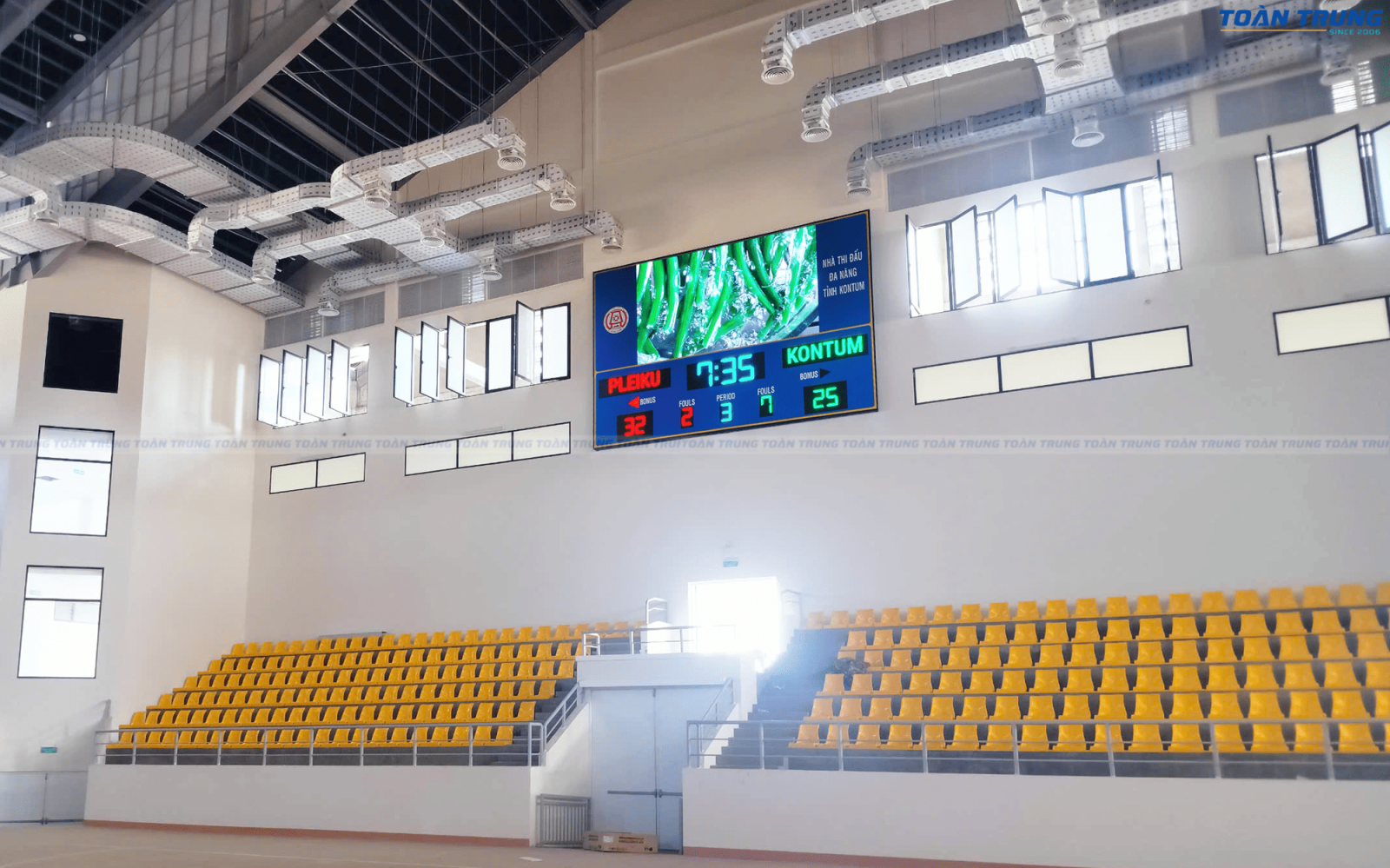 lắp đặt bảng điện tử thi đấu đa môn