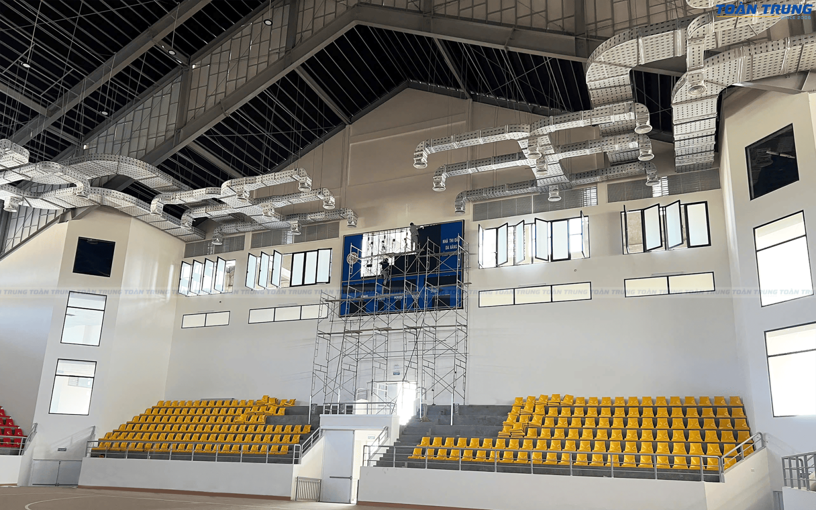 lắp đặt bảng điện tử thi đấu đa môn