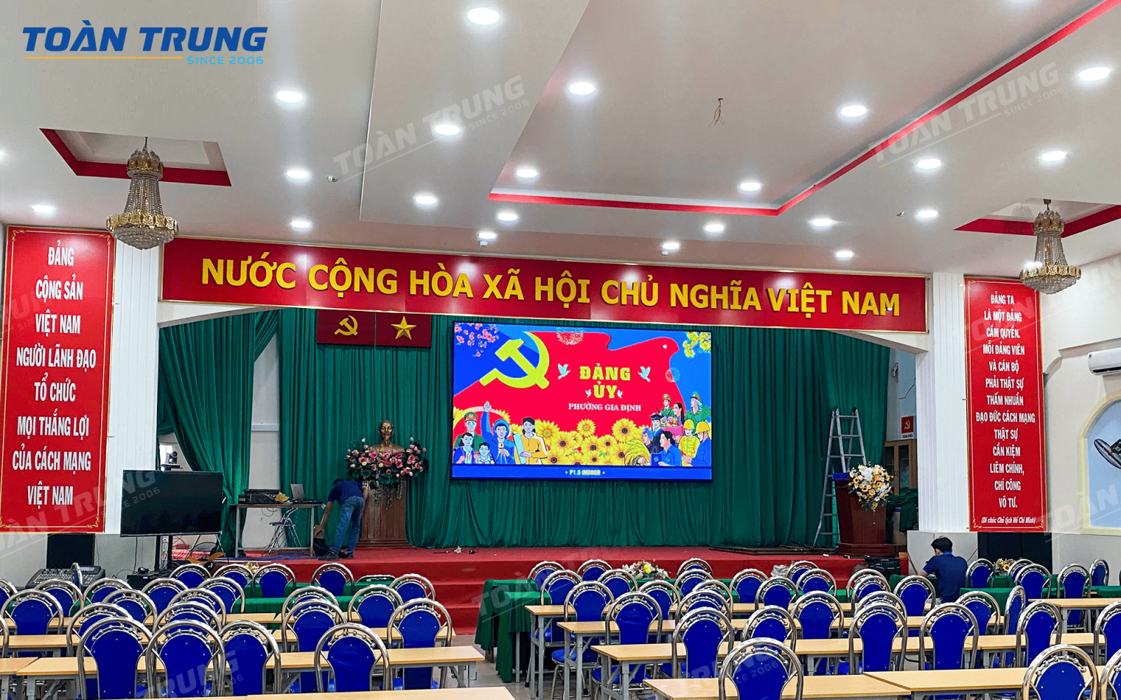 Màn hình LED p1.5 cho hội trường 