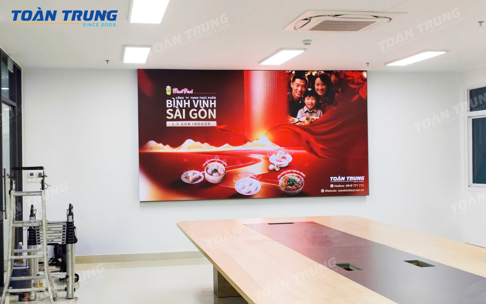 màn hình led p1.5 trong nhà