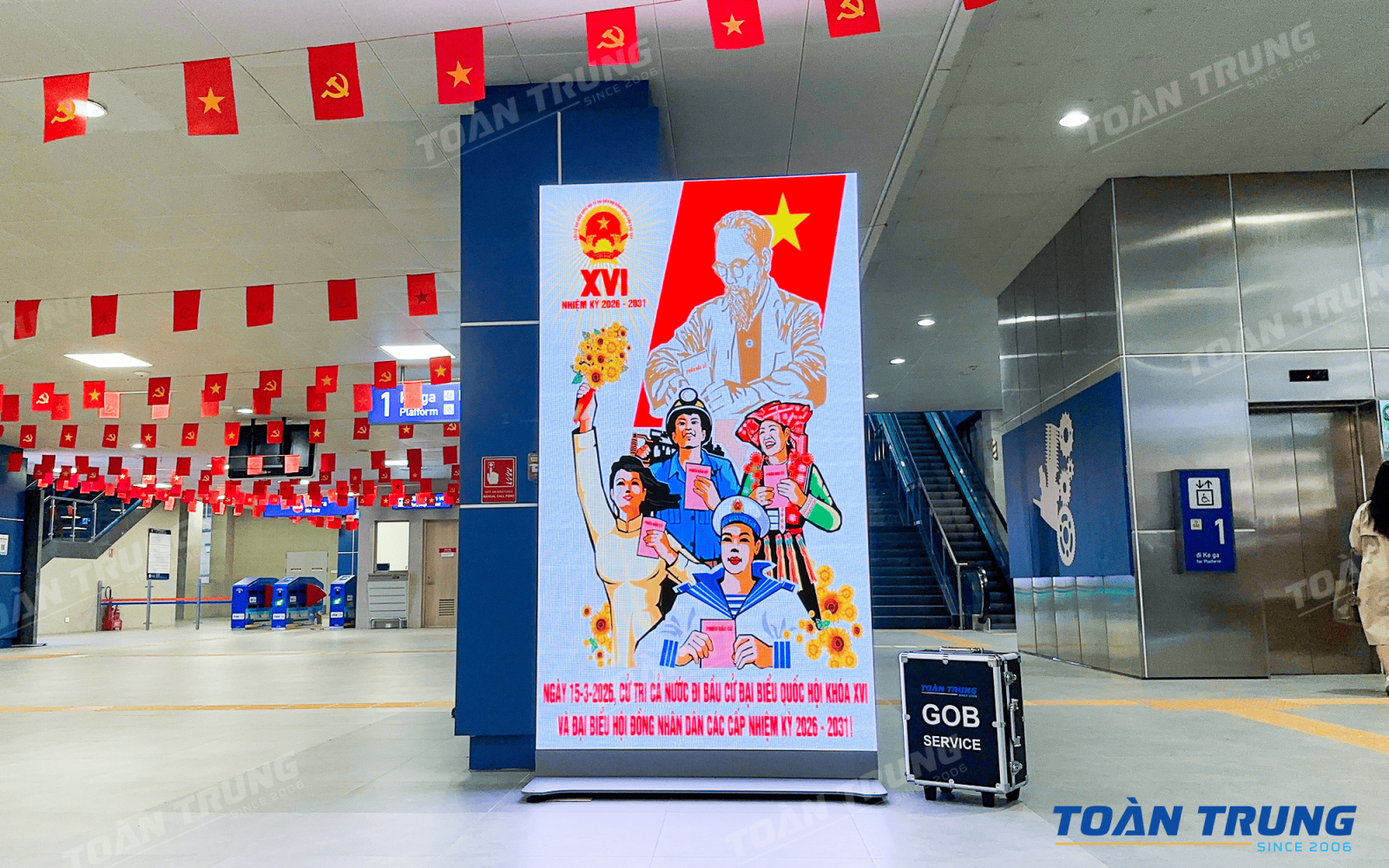 màn hình led p2 trong nhà