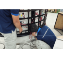 lắp đặt màn hình LED uốn cong P2.5