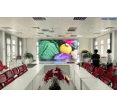 Lắp đặt màn hìnhD P2.5 trong nhà tại Hội sở Ki LEên Long Bank 