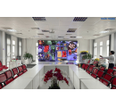 Lắp đặt màn hìnhD P2.5 trong nhà tại Hội sở Ki LEên Long Bank 