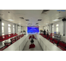 Lắp đặt màn hìnhD P2.5 trong nhà tại Hội sở Ki LEên Long Bank 