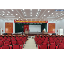 Lắp đặt màn hình LED P3 trong nhà tại Hội trường Trụ sở Công an Thành phố Thủ Dầu Một