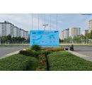 Lắp đặt màn hình LED P3 ngoài trời tại KTX Khu B - ĐHQG TP.HCM 