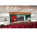 Lắp đặt màn hình LED P3 trong nhà tại Hội trường Trụ sở Công an Thành phố Thủ Dầu Một