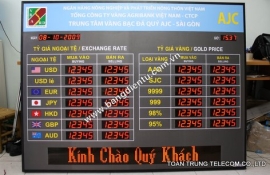 Bảng điện tử tỷ giá AJC