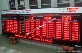 Bảng điện tử tỷ giá GiaDinh Bank