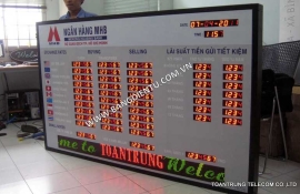 Bảng điện tử tỷ giá MHB