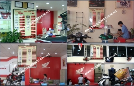 BẢNG ĐIỆN TỬ HIỂN THỊ GIÁ XE HONDA