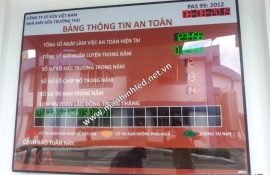 Bảng thông tin an toàn lao động   Nhà máy sữa Trường Thọ