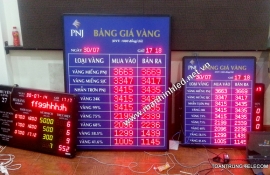 BẢNG ĐIỆN TỬ GIÁ VÀNG PNJ