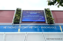 MÀN HÌNH LED P3 OUTDOOR - HỆ THỐNG TRƯỜNG VIỆT MỸ (VASCHOOLS)