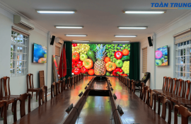 Màn hình LED P1.5 trong nhà - Phòng họp Nhà máy sửa chữa máy bay A41