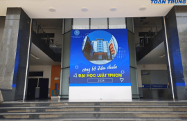 Màn hình LED P2.5 ngoài trời - Trường Đại học Luật CS 2 (TPHCM)