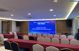 MÀN HÌNH LED Q2 INDOOR TẠI KHÁCH SẠN MƯỜNG THANH LUXURY