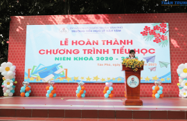 MÀN HÌNH LED P5 NGOÀI TRỜI - TRƯỜNG TIỂU HỌC LÊ VĂN TÁM 
