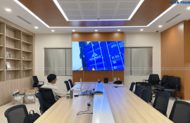 Màn hình LED P2 cho phòng họp Công Ty CP Sản xuất Container Hòa Phát