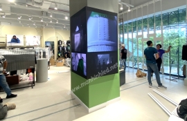 MÀN HÌNH LED SHOP THỜI TRANG ADIDAS