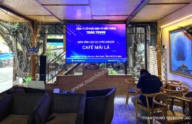 MÀN HÌNH LED XEM BÓNG ĐÁ - CAFE MÁI LÁ (VĨNH LỘC A)