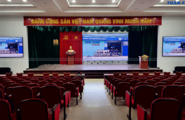 MÀN HÌNH LED P3 TRONG NHÀ - HỘI TRƯỜNG CÔNG AN TP THỦ DẦU MỘT