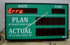Bảng điện tử năng suất – Công ty TOYO PRECISION – Japan (KCX Tân Thuận)