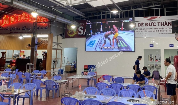 MÀN HÌNH LED XEM BÓNG ĐÁ - LẨU DÊ ĐỨC THÀNH (TTH 21- Q12)
