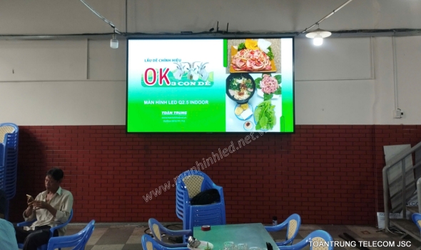 MÀN HÌNH LED XEM BÓNG ĐÁ - QUÁN OK 3 CON DÊ (3/2 QUẬN 10)