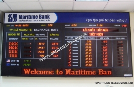 Bảng điện tử tỷ giá Maritime Bank