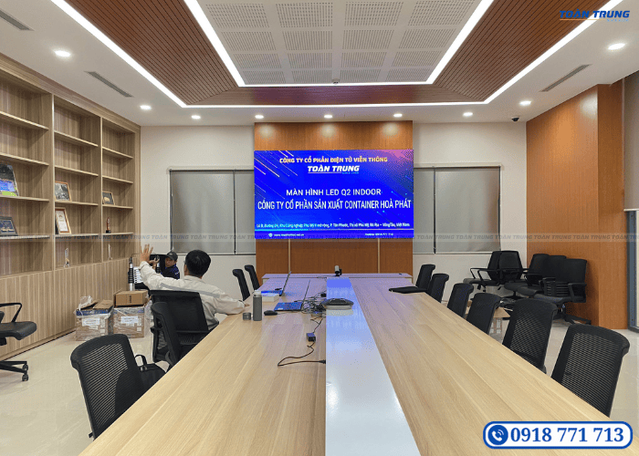 lắp đặt màn hình LED P2