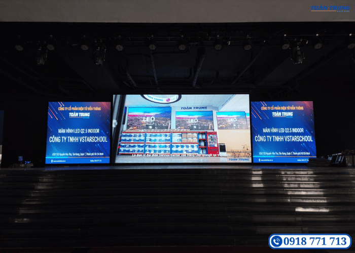 Màn hình LED Q2.R Indoor cho hội trường VSTARSCHOOL
