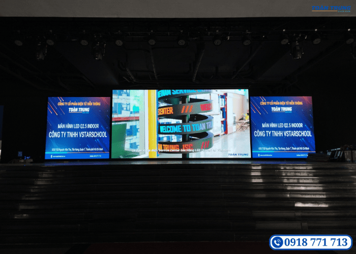 Màn hình LED Q2.R Indoor cho hội trường VSTARSCHOOL