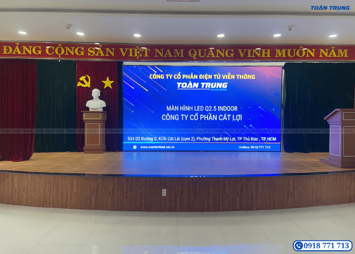 lắp đặt màn hình led Q2.5