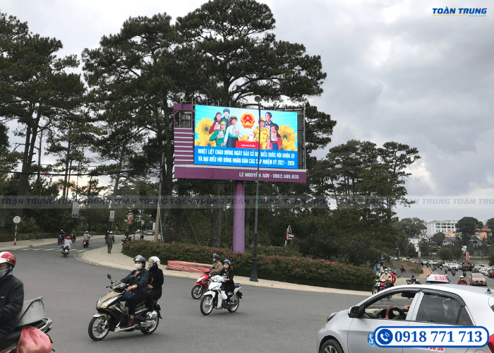 màn hình led p6 được thi công tại đà lạt