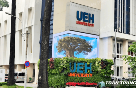 MÀN HÌNH LED P3 OUTDOOR - TRƯỜNG ĐẠI HỌC KINH TẾ CƠ SỞ A (UEH)