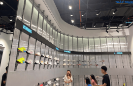 Màn hình LED P2 Indoor uốn cong - NIKE STORE LANDMARK 81 (HCM)