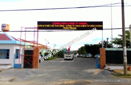 Cổng chào Cty Vingal – Biên Hòa