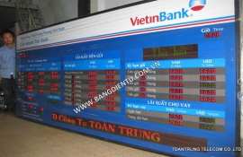 Bảng điện tử tỷ giá VietinBank